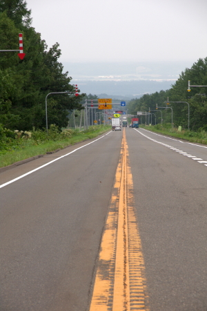十勝清水の山麓緩斜面